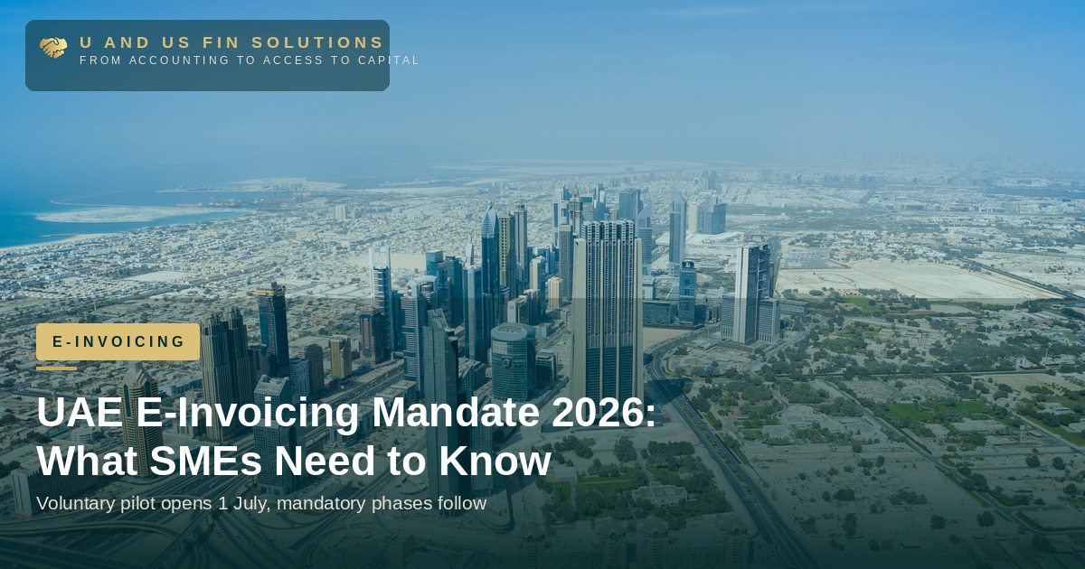UAE E-Invoicing Mandate 2026: The Pilot Starts in July — Here's What SMEs Need to Do Now