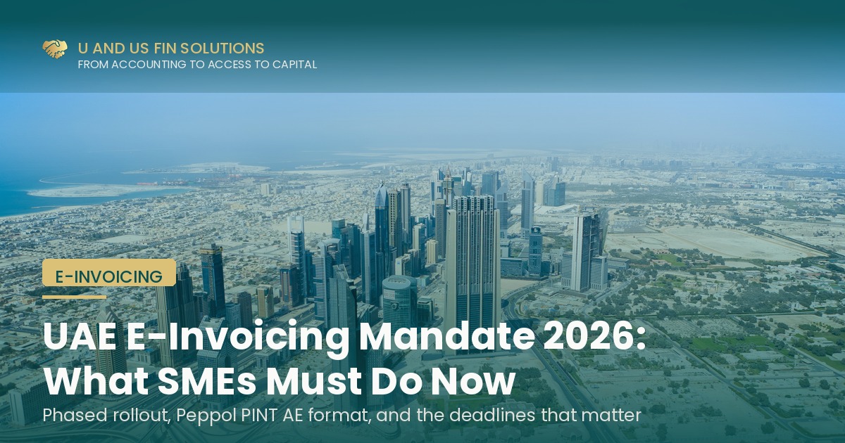 UAE e-invoicing mandate 2026 timeline for SMEs