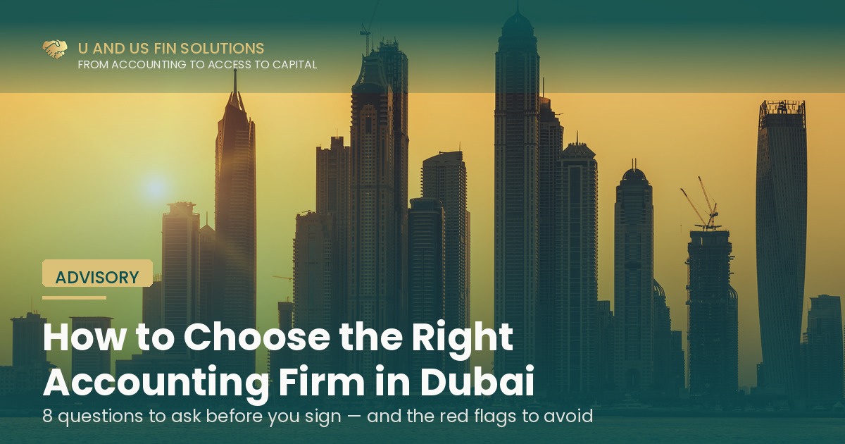 Checklist for choosing an accounting firm in Dubai for SMEs